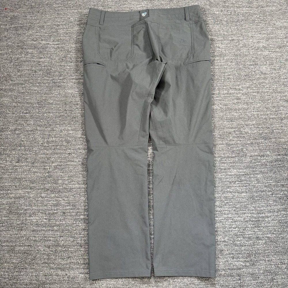 Kuhl Silencr Pants 38x32 Gray Ripstop Water Resistant Stretch Fabric Pockets - Picture 2 of 12